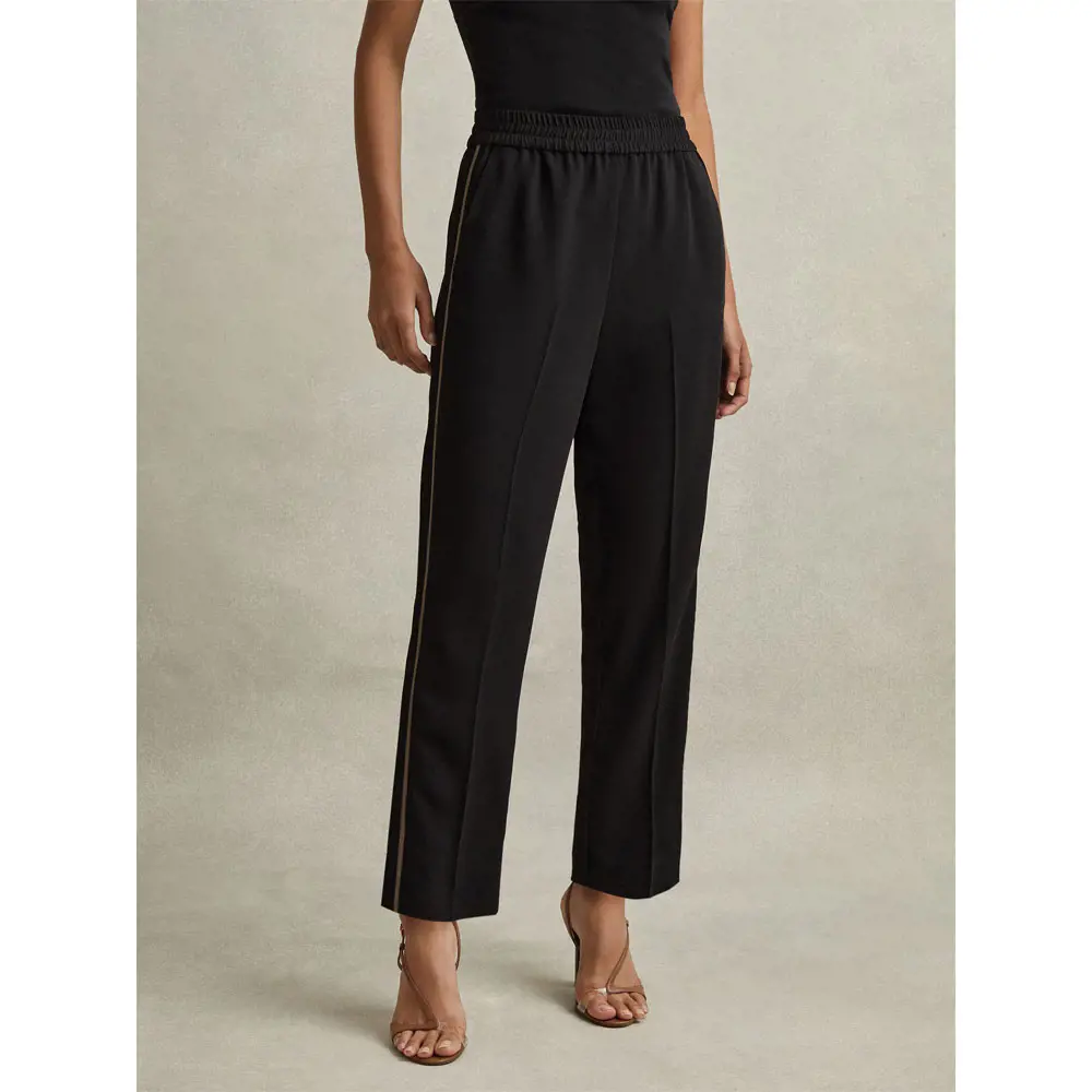 REISS REMI Elasticated Side Stripe Trousers